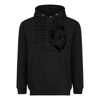 Black james baldwin Heavyweight Hoodie - linhVisuals