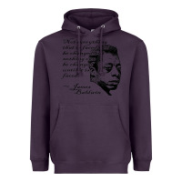 Plum james baldwin Heavyweight Hoodie - linhVisuals