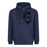 Navy james baldwin Heavyweight Hoodie - linhVisuals