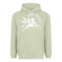 Matcha ivory pegasus Heavyweight Hoodie - linhVisuals