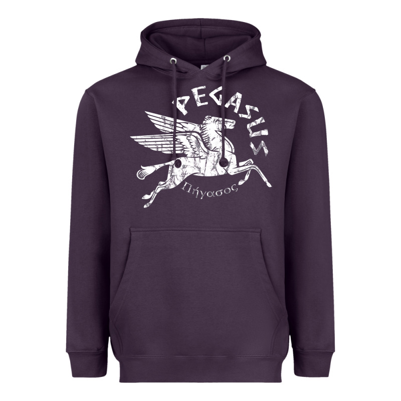 Ivory Pegasus Heavyweight Hoodie by linhVisuals | Teevron