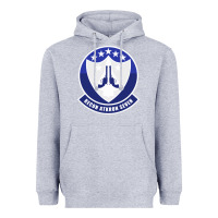Heather Grey ra 5c vigilante patch Heavyweight Hoodie - linhVisuals