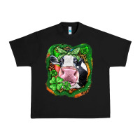 Black St. Patrick's day cow Urban Heavy Tee - FaDigitalArtStudio