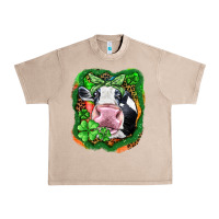 French Oak St. Patrick's day cow Urban Heavy Tee - FaDigitalArtStudio