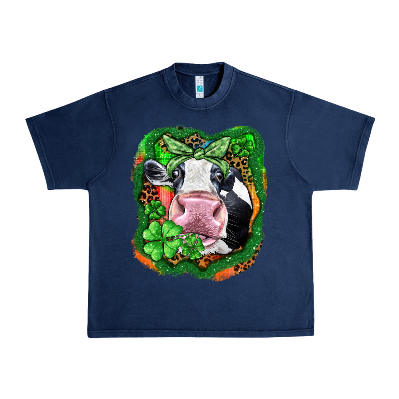 St. Patrick's Day Cow Urban Heavy Tee by FaDigitalArtStudio | Teevron
