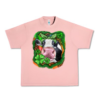 Salmon St. Patrick's day cow Urban Heavy Tee - FaDigitalArtStudio