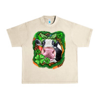 Sandshell St. Patrick's day cow Urban Heavy Tee - FaDigitalArtStudio