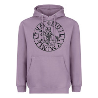 Lavender knights templar sigil Heavyweight Hoodie - linhVisuals