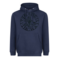 Navy knights templar sigil Heavyweight Hoodie - linhVisuals