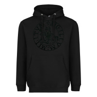 Black knights templar sigil Heavyweight Hoodie - linhVisuals