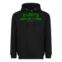 Black paddy irish pub Heavyweight Hoodie - linhVisuals