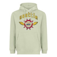 Matcha seattle pilots baseball vintage Heavyweight Hoodie - linhVisuals