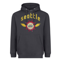 Seattle Pilots Baseball Vintage Heavyweight Hoodie | Teevron