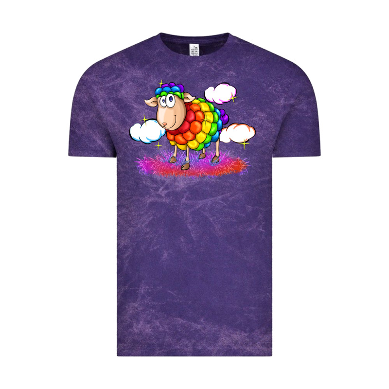 Rainbow Sheep Pride Vintage Tee by FaDigitalArtStudio | Teevron