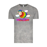 Cloud Rock rainbow sheep pride Vintage Tee - FaDigitalArtStudio