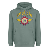 Sage seattle pilots baseball vintage Heavyweight Hoodie - linhVisuals