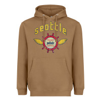 Toasted Coconut seattle pilots baseball vintage Heavyweight Hoodie - linhVisuals