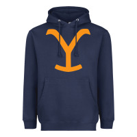 Navy dutton ranch Heavyweight Hoodie - linhVisuals