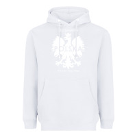 White poland rzeczpospolita polska polish eagle symbol Heavyweight Hoodie - linhVisuals