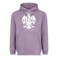 Lavender poland rzeczpospolita polska polish eagle symbol Heavyweight Hoodie - linhVisuals