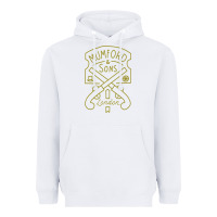 White mumford and sons merch Heavyweight Hoodie - linhVisuals