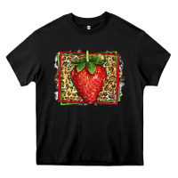 Black strawberry summer Heavy Core Tee - Jasminsmagicworld