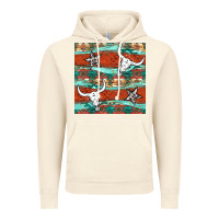 Vintage Artic western aztec bull skull stars seamless pattern Vintage Hoodie - BundleAndBundleShop