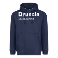 Navy drunkle merch Heavyweight Hoodie - linhVisuals