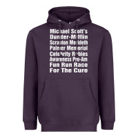 Plum fun office tv show Heavyweight Hoodie - linhVisuals