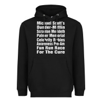 Black fun office tv show Heavyweight Hoodie - linhVisuals