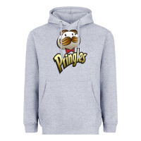 Heather Grey pringles classic Heavyweight Hoodie - linhVisuals