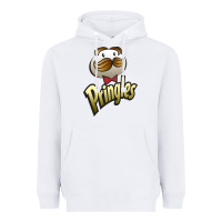 White pringles classic Heavyweight Hoodie - linhVisuals