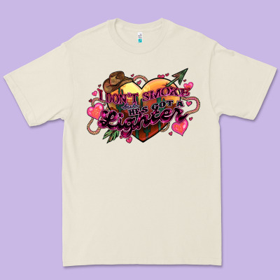 I Don't Smoke But He's Got A Lighter Premium Tee Designed By Howdyjamesfarm