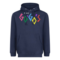 Navy the go go's müsïc Heavyweight Hoodie - linhVisuals