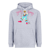 Heather Grey yung gravy müsïc Heavyweight Hoodie - linhVisuals