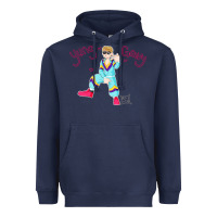 Navy yung gravy müsïc Heavyweight Hoodie - linhVisuals