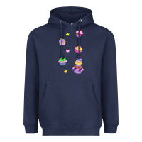 Navy cupcakes! Heavyweight Hoodie - linhVisuals