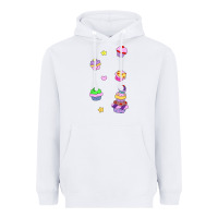 White cupcakes! Heavyweight Hoodie - linhVisuals
