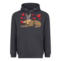 Smoke dutch shepherd dog t  shirt dutch shepherd dog with stuffed animal and Heavyweight Hoodie - linhVisuals