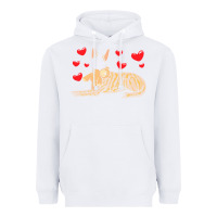 White dutch shepherd dog t  shirt dutch shepherd dog with stuffed animal and Heavyweight Hoodie - linhVisuals