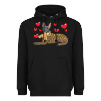 Black dutch shepherd dog t  shirt dutch shepherd dog with stuffed animal and Heavyweight Hoodie - linhVisuals