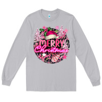 Moon Dust pink merry christmas Long Sleeve Tee - FaDigitalArtStudio