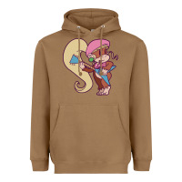 Toasted Coconut cute guitarist dixie kong Heavyweight Hoodie - linhVisuals