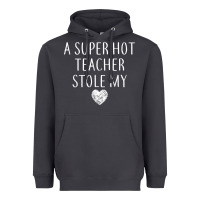 Smoke funny a super hot teacher stole my heart unisex t shirt Heavyweight Hoodie - linhVisuals