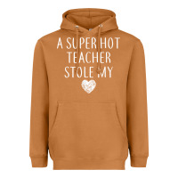 Meerkat funny a super hot teacher stole my heart unisex t shirt Heavyweight Hoodie - linhVisuals
