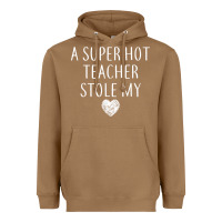 Toasted Coconut funny a super hot teacher stole my heart unisex t shirt Heavyweight Hoodie - linhVisuals