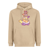 Mushroom cute turtle stack Heavyweight Hoodie - linhVisuals