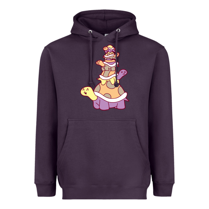 Cute Turtle Stack Heavyweight Hoodie by linhVisuals | Teevron