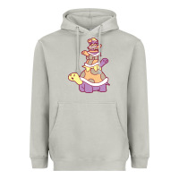 Moon Dust cute turtle stack Heavyweight Hoodie - linhVisuals