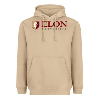 Mushroom ELON UNIVERSITY Heavyweight Hoodie - linhVisuals